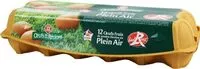 Mängden socker i Oeufs plein air label rouge x 12