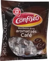 Mängden socker i Bonbons durs café sans sucres