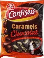 Mängden socker i Bonbons caramel enrobés de chocolat
