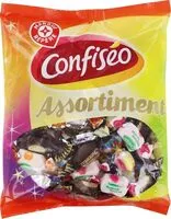 Mängden socker i Assortiments de confiserie