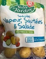 Mängden socker i Notre jardin - Pommes de terre spéciales vapeur, sautées & salade
