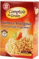 Mängden socker i Quinoa & Boulgour Duo céréale et graines