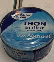 Mängden socker i Thon entier albacore marque repere peche ocean
