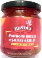 Mängden socker i Poivrons rouges et jaunes grillés