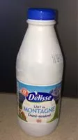 Mängden socker i Lait de Montagne demi-écrémé