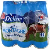Mängden socker i Lait de montagne