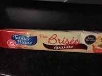 Mängden socker i Pâte Brisée épaisse