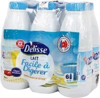 Mängden socker i Lait demi-écrémé réduit en lactose bouteille
