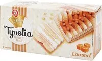 Mängden socker i Glace Tyrolia caramel biscuit