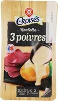 Mängden socker i Raclette 3 poivres 26 % Mat. Gr.