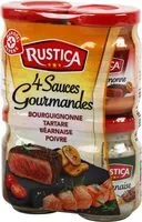 Mängden socker i Sauces gourmandes pour viandes 90 ml x 4