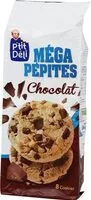 Mängden socker i Cookies - Méga Pépites - Chocolat