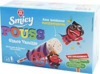 Mängden socker i Bâtonnets Trofi'pouss vanille avec bonbons au chocolat au lait x 5