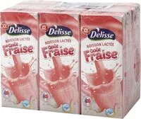Mängden socker i Boisson lactee Delisse Arome fraise