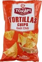 Mängden socker i Tortillas chips goût chili