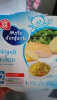 Mängden socker i Assiette Mots d'Enfants Saumon épinard 12 mois