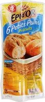 Mängden socker i Petits pains nature précuits x 6