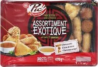 Mängden socker i Assortiment exotique