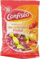 Mängden socker i Bonbons sans sucre aux fruits