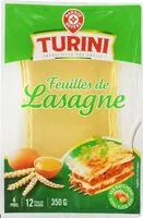 Mängden socker i Feuilles de lasagne