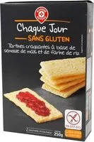 Mängden socker i Tartines craquantes sans gluten
