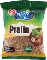 Mängden socker i Pralin Tablier Blanc