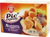 Mängden socker i Nuggets de poulet surgelés