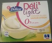 Mängden socker i Fromage blanc saveur citron 0%