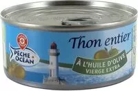 Mängden socker i Thon entier Pêche océan Huile d'olive
