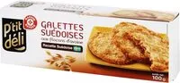 Mängden socker i Galettes suedoises flocon avoine