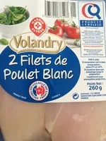 Mängden socker i 2 Filets de Poulet Blanc