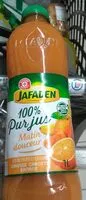 Mängden socker i 100% pur jus matin douceur orange carotte banane