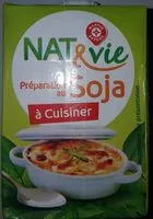Mängden socker i Préparation au soja à cuisiner
