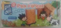 Mängden socker i Pain d'épices au lait