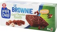 Mängden socker i Le Brownie goût chocolat noisette