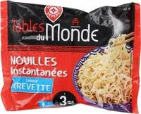 Mängden socker i Nouilles Tables du Monde Crevette