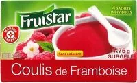 Mängden socker i Coulis de framboise