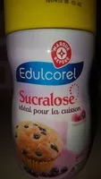 Mängden socker i Edulcorant sucralose en poudre