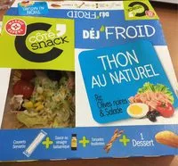 Mängden socker i Salade thon crudités olives - coffret