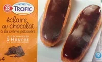 Mängden socker i Trofic - éclairs au chocolat à la crème pâtissière