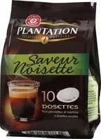 Mängden socker i Saveur noisette Plantation 10 dosettes