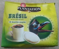 Mängden socker i 18 dosettes souples du bresil pur arabica