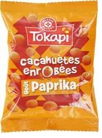 Mängden socker i Cacahuète enrobées goût Paprika