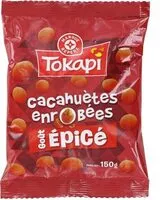Mängden socker i Cacahuètes enrobées goût épicé