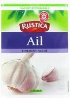 Mängden socker i Ail finement haché surgelé