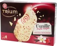 Mängden socker i Trium gourmand vanille sauce fruits rouges x 4
