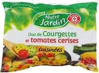 Mängden socker i Duo de courgettes et tomates cerises
