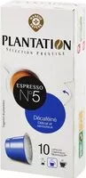 Mängden socker i Capsules de café intense décaféiné x 10