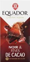 Mängden socker i Chocolat noir feves de cacao