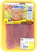 Mängden socker i Escalopes de dinde extra tendres certifiées x 2